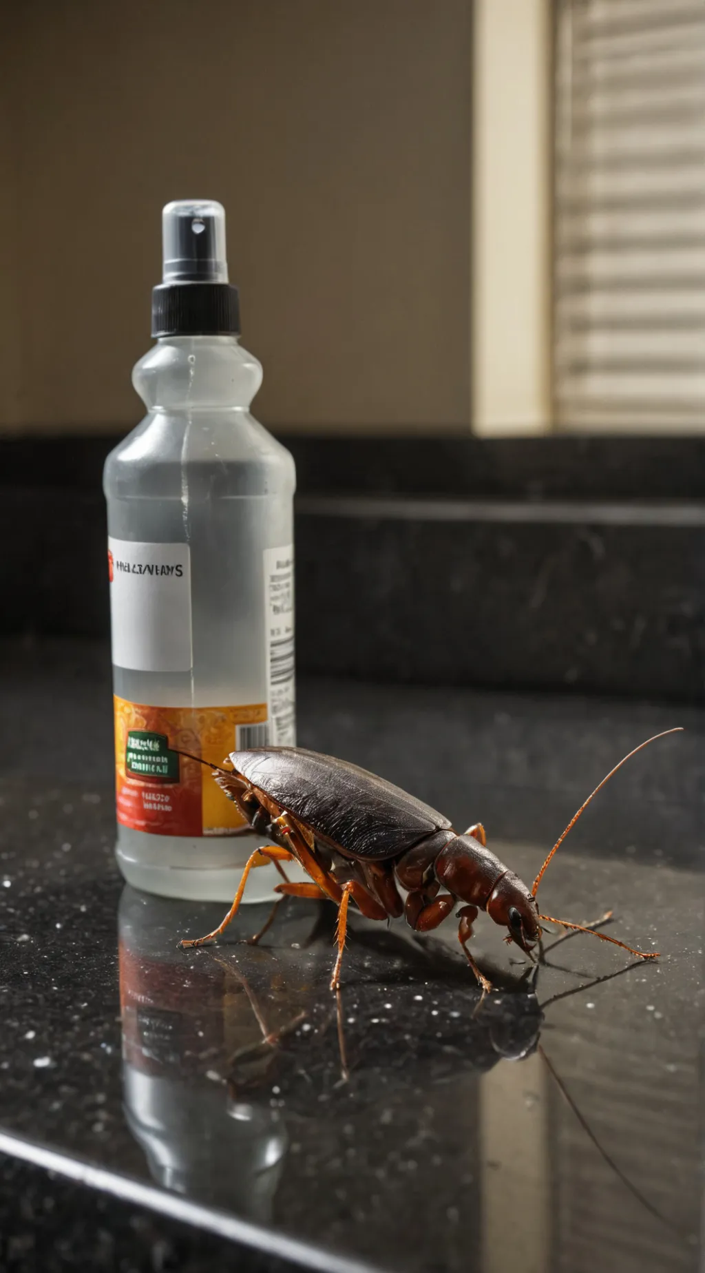 ai character: realistic roach background