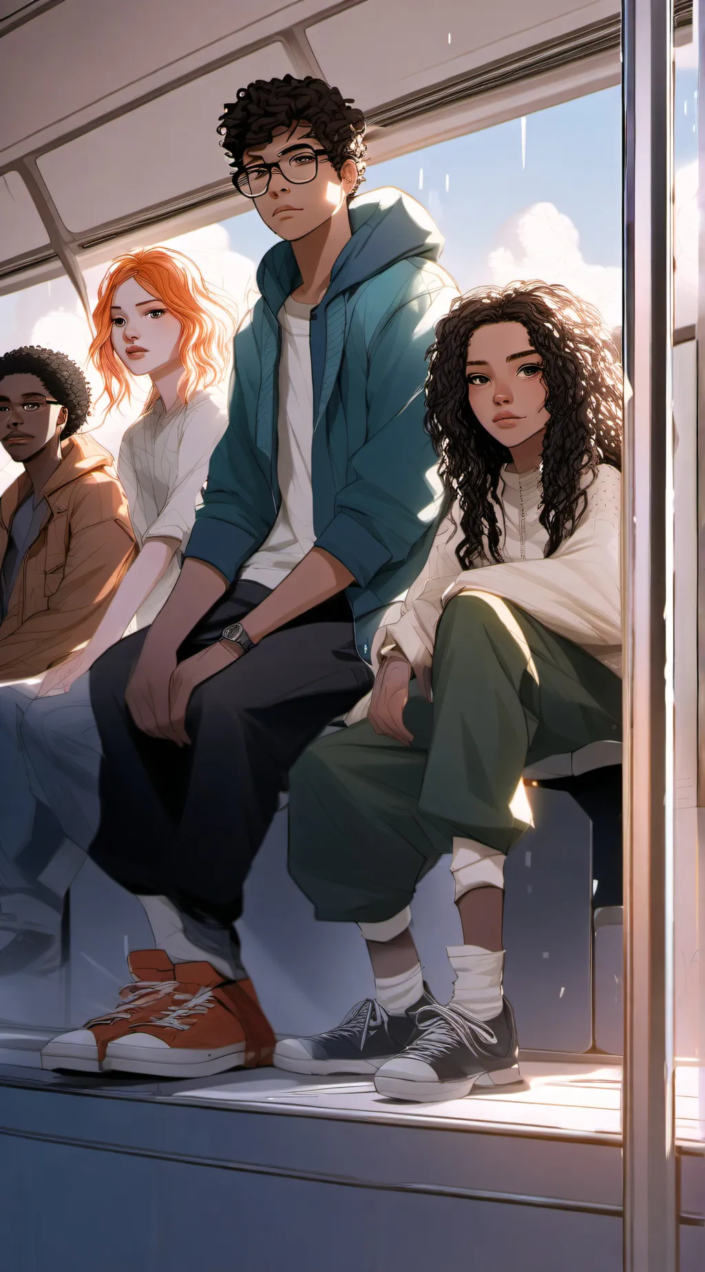 ai character: The Last Bus background
