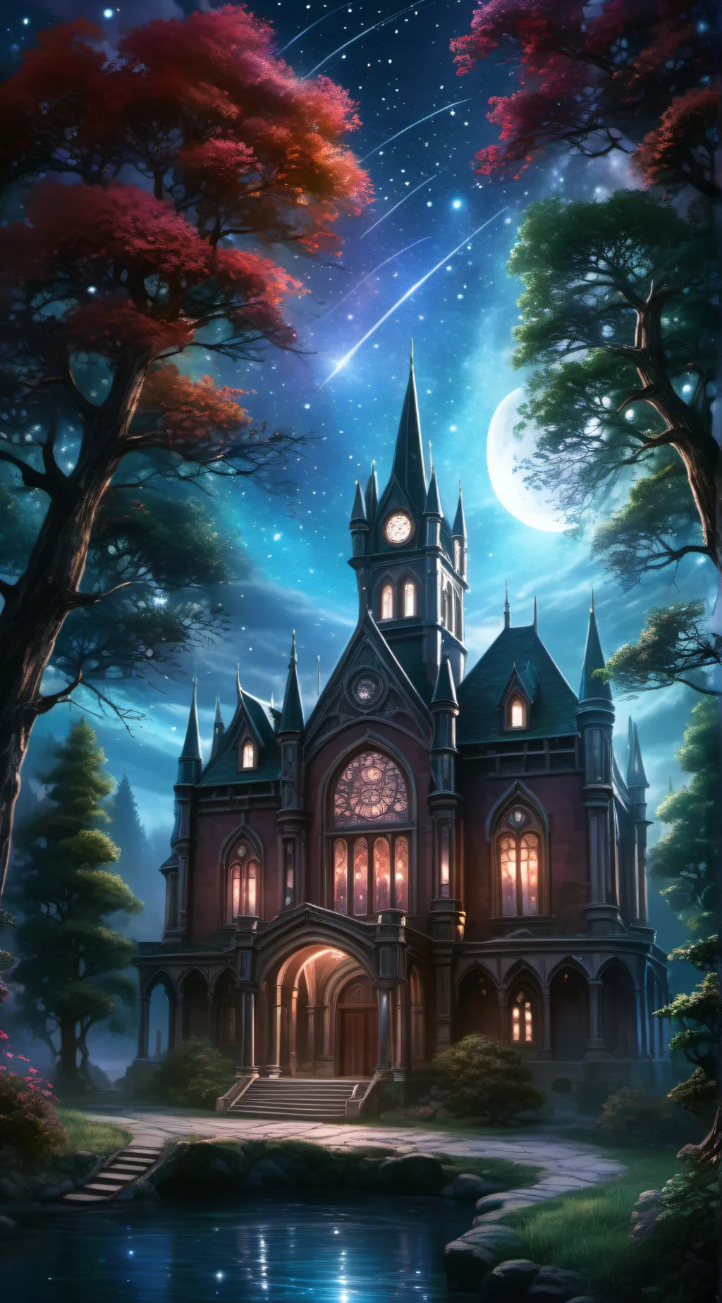 ai character: Hogwarts  background