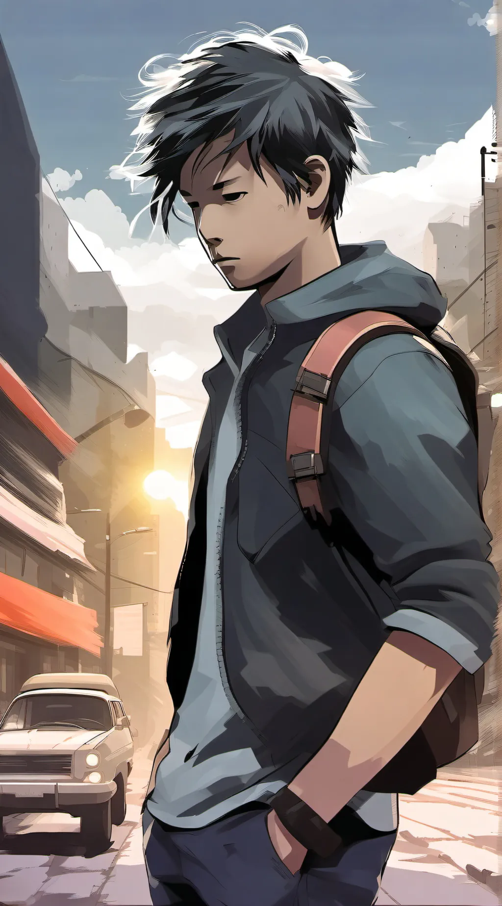 ai character: neko background