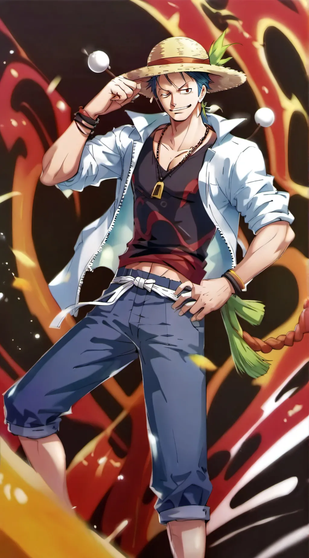 ai character: Punk hazard  background