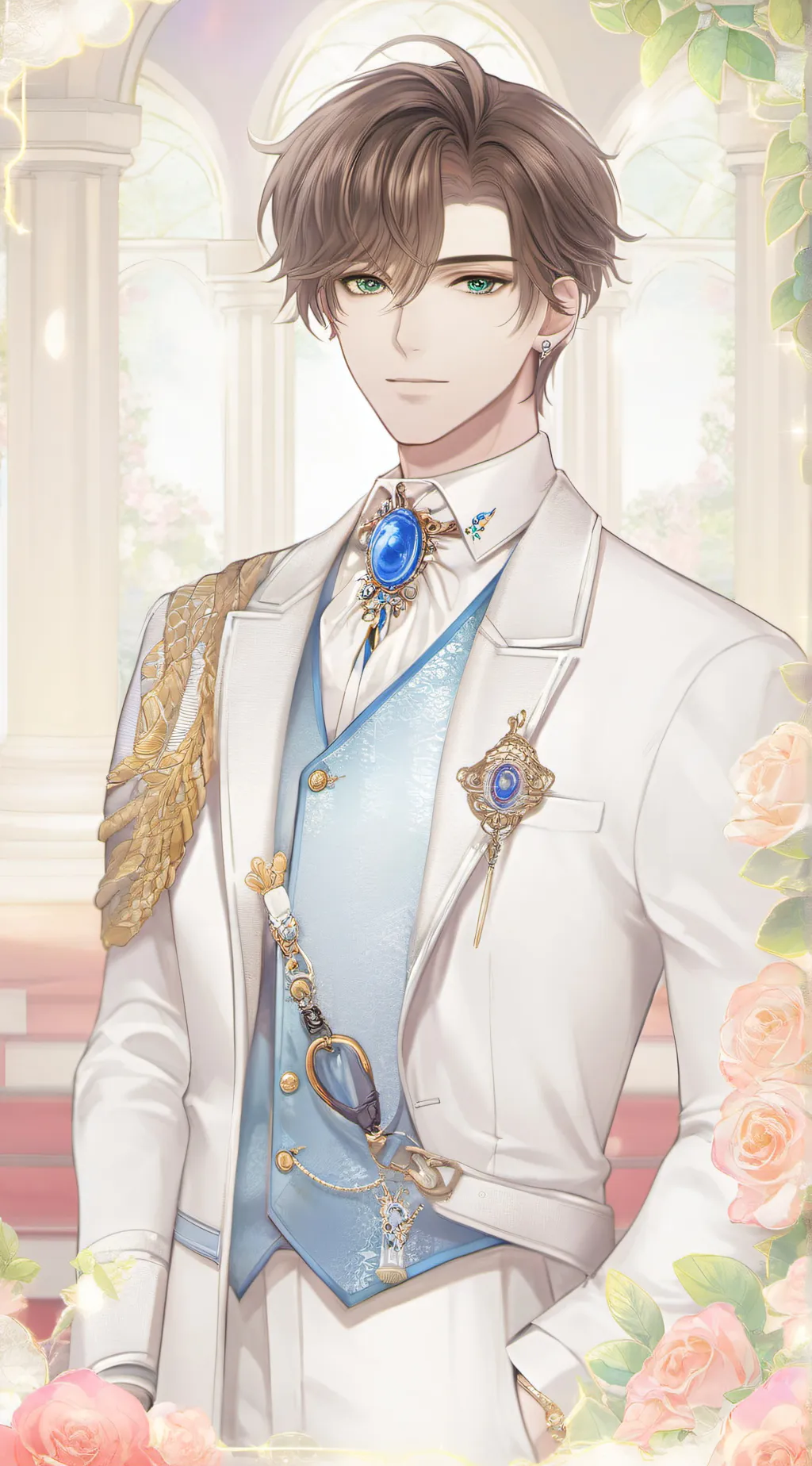ai character: 👑prince Chris👑 background