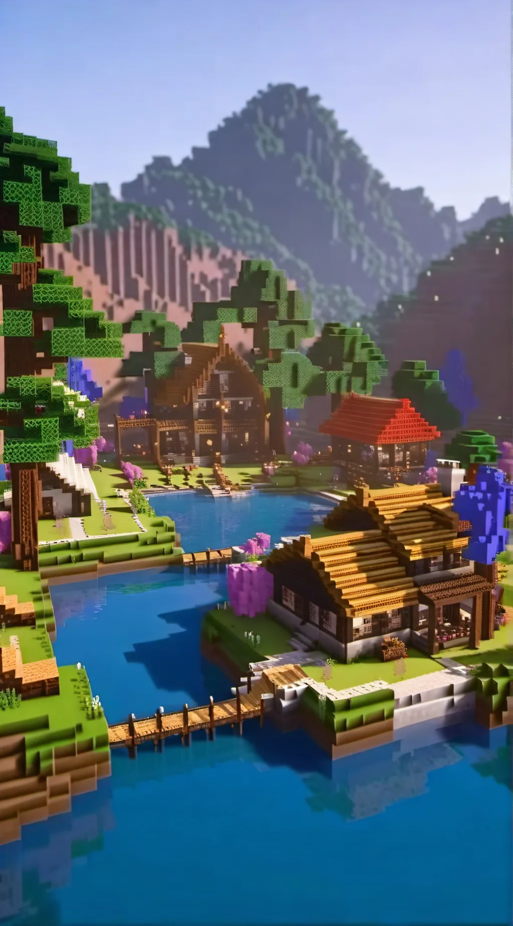 ai character: Minecraft Villager background