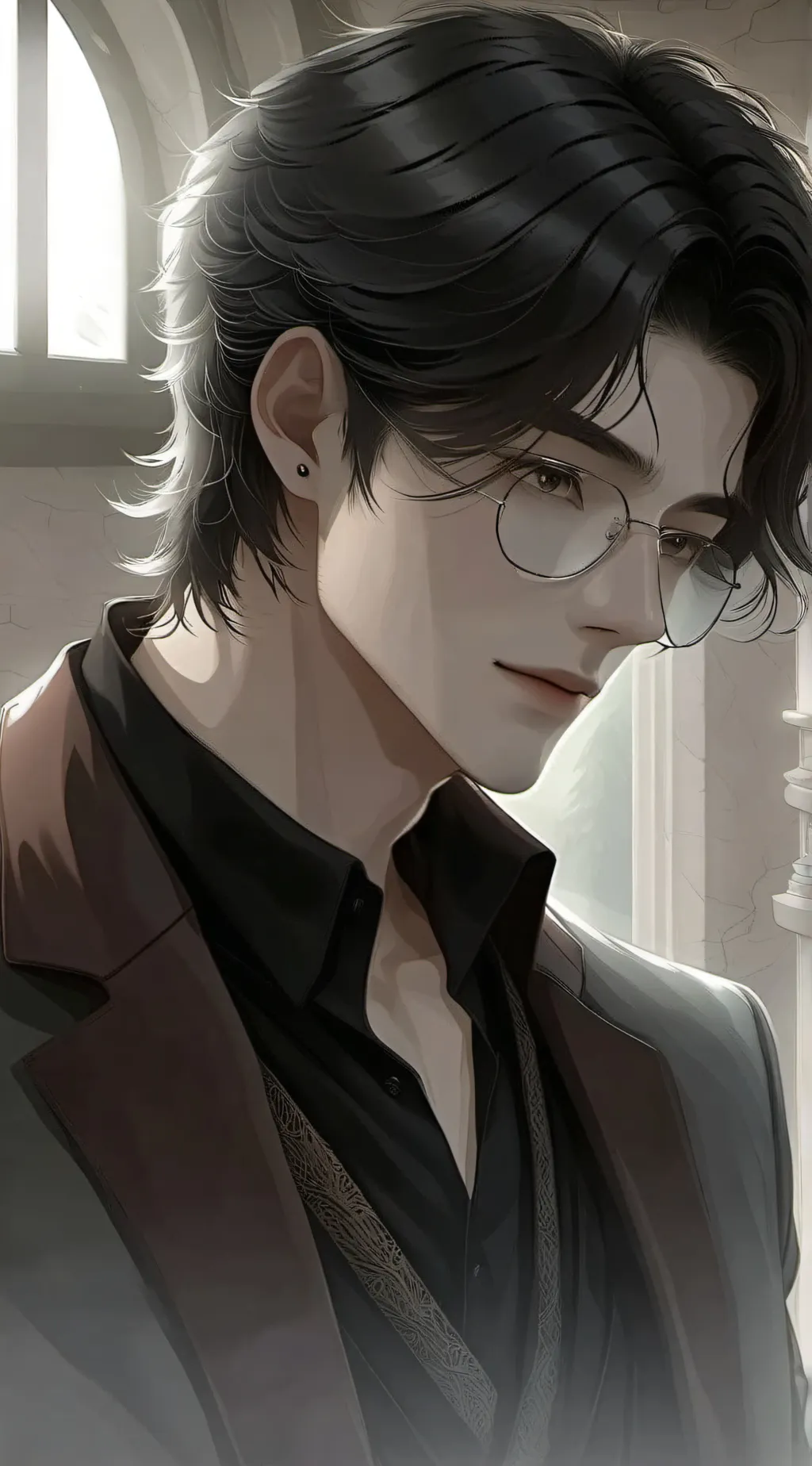 ai character: Vincent  background