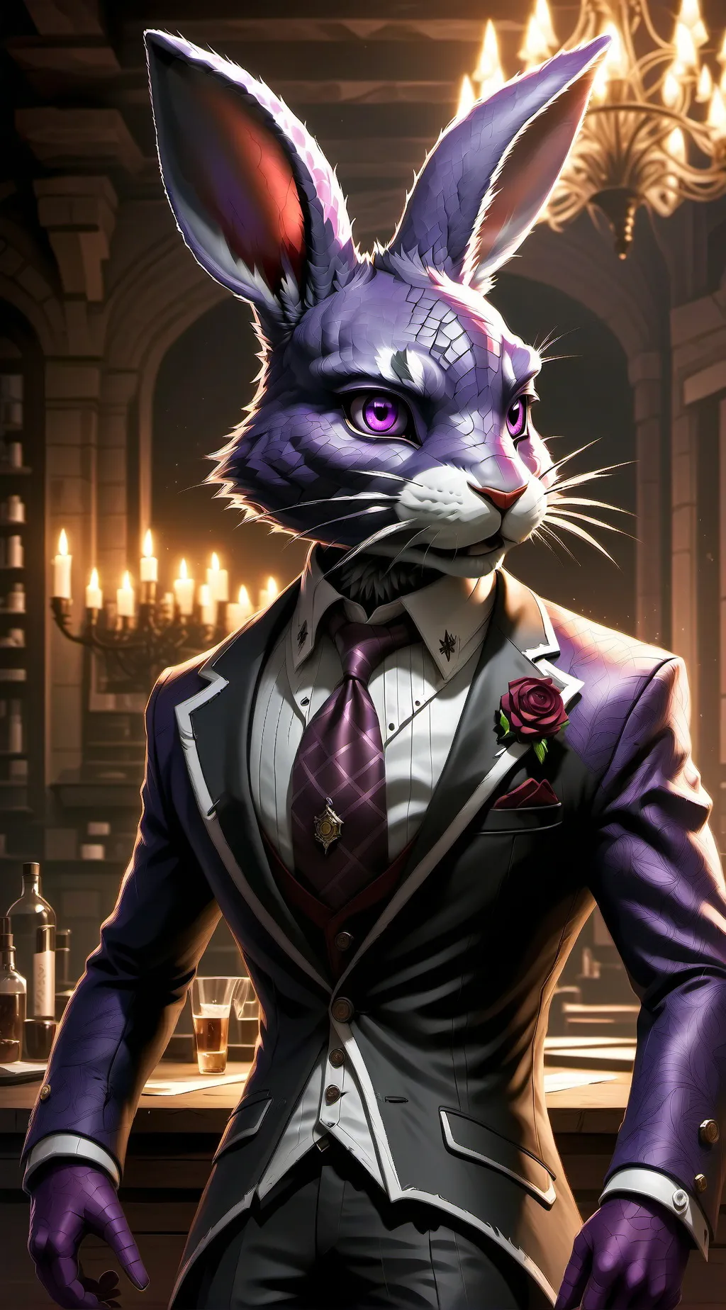 ai character: Bonnie  background