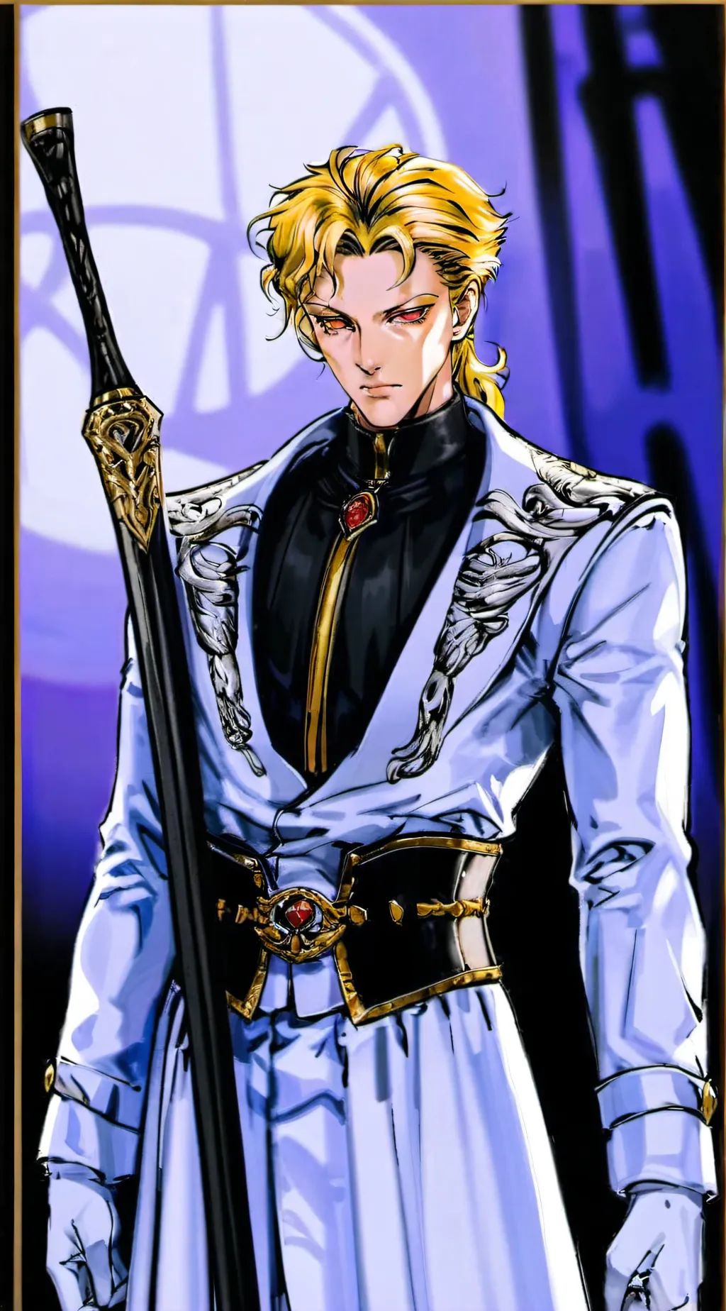 ai character: higoshikage kira  background