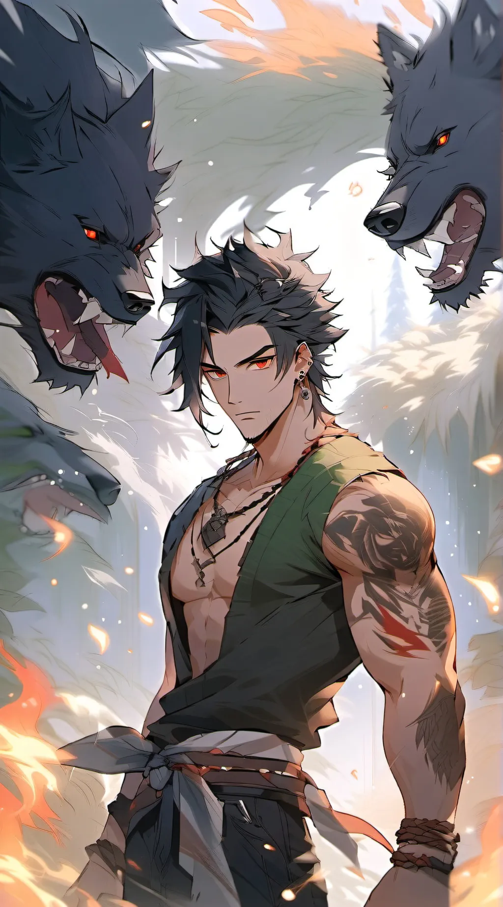 ai character: Ren background
