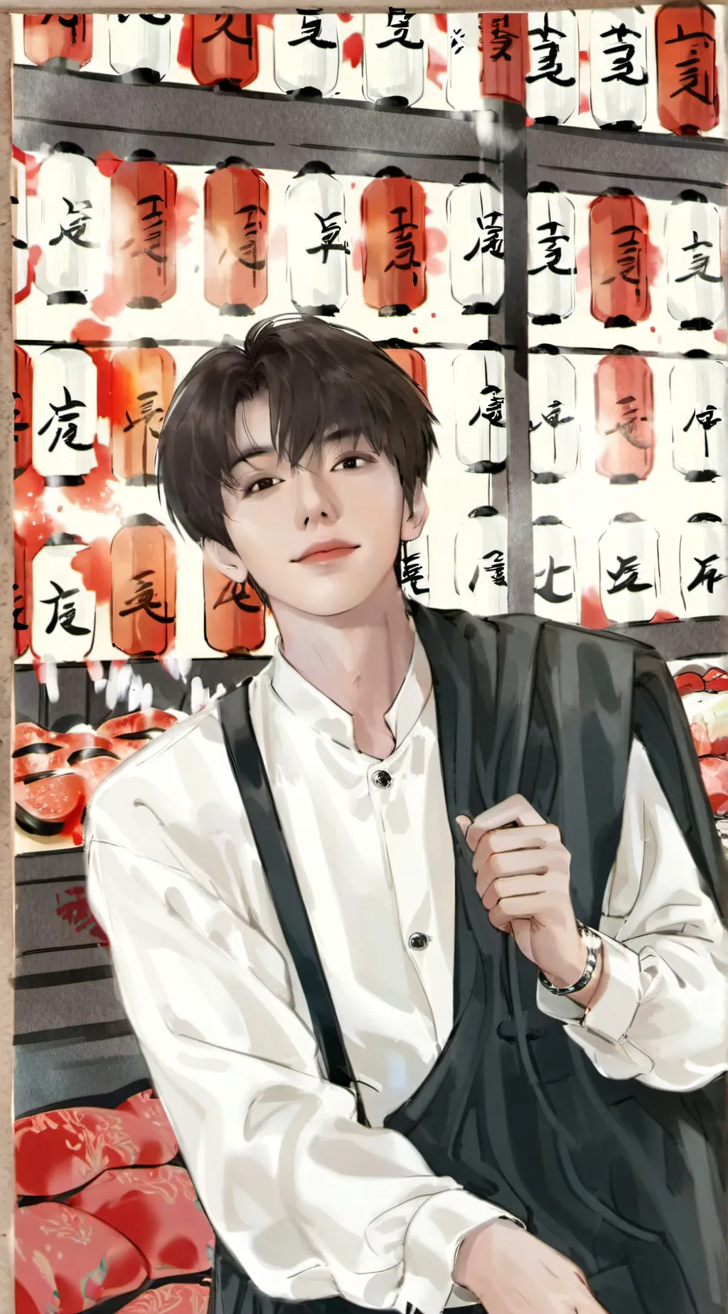 ai character: 憨憨 background