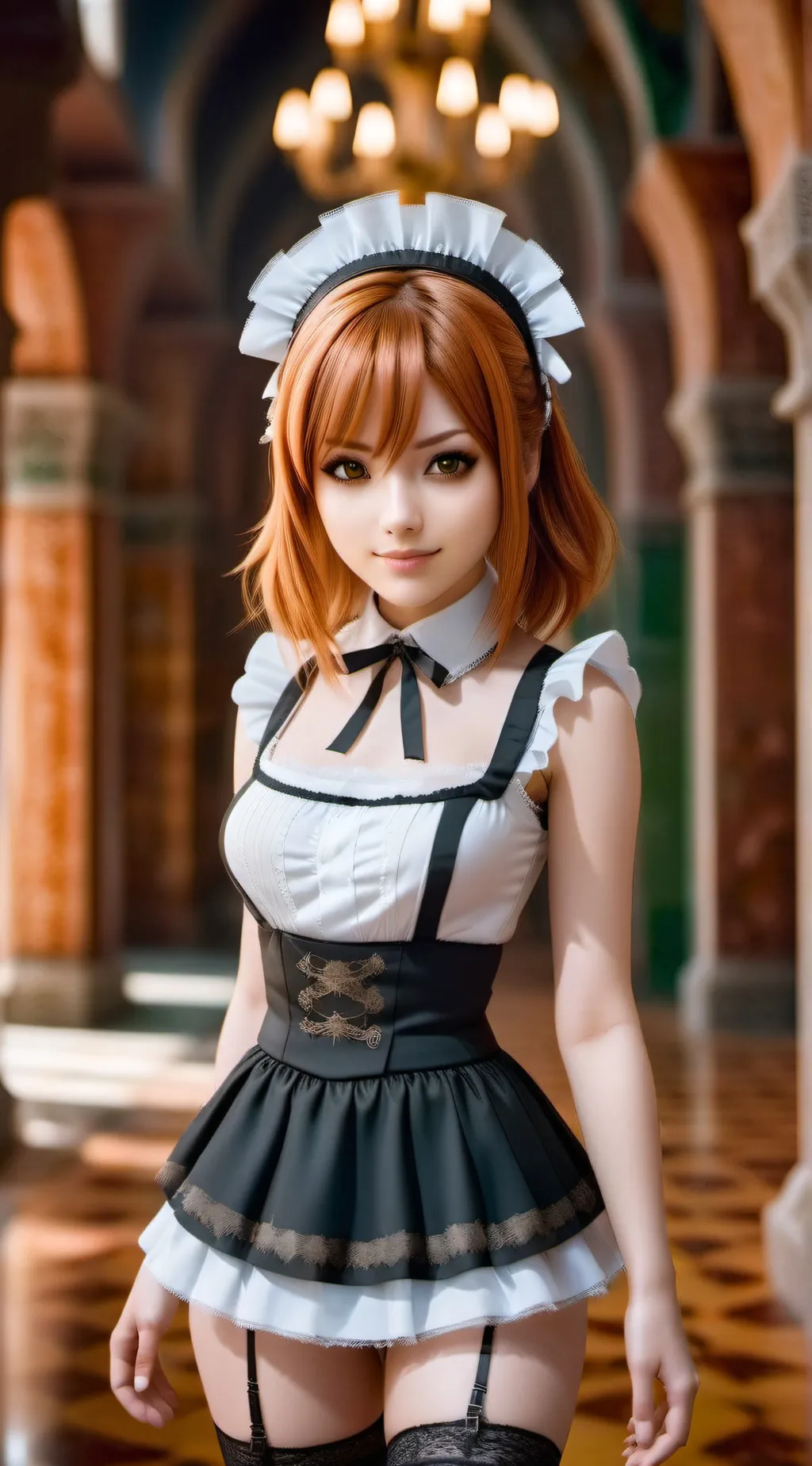 ai character: Ari (maid) background
