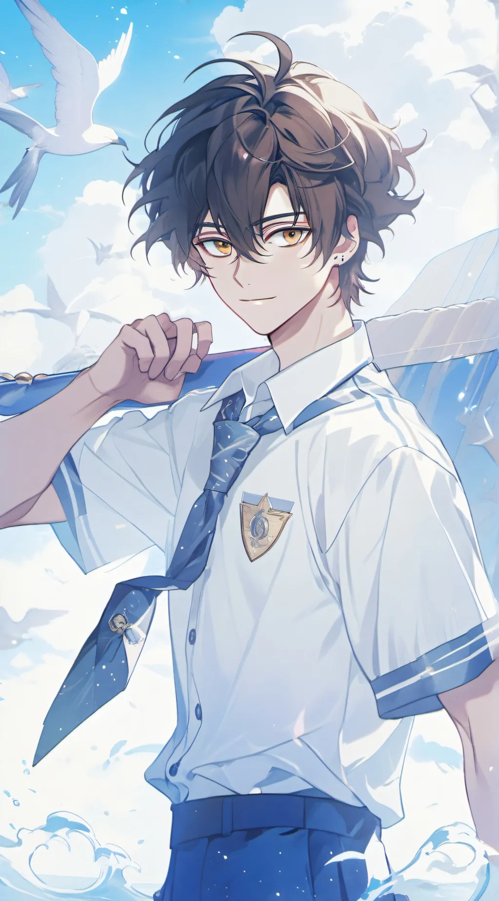 ai character: Damian background