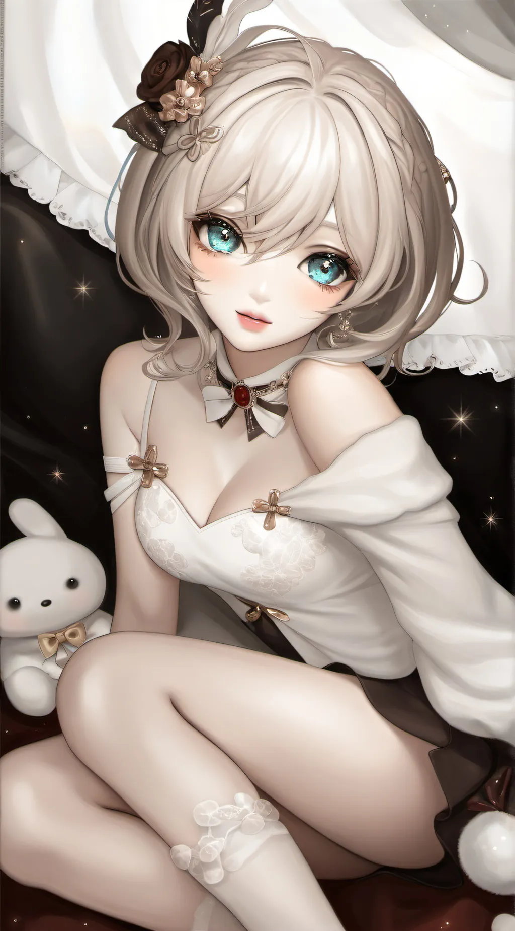 ai character: KIKI🤍💛 background
