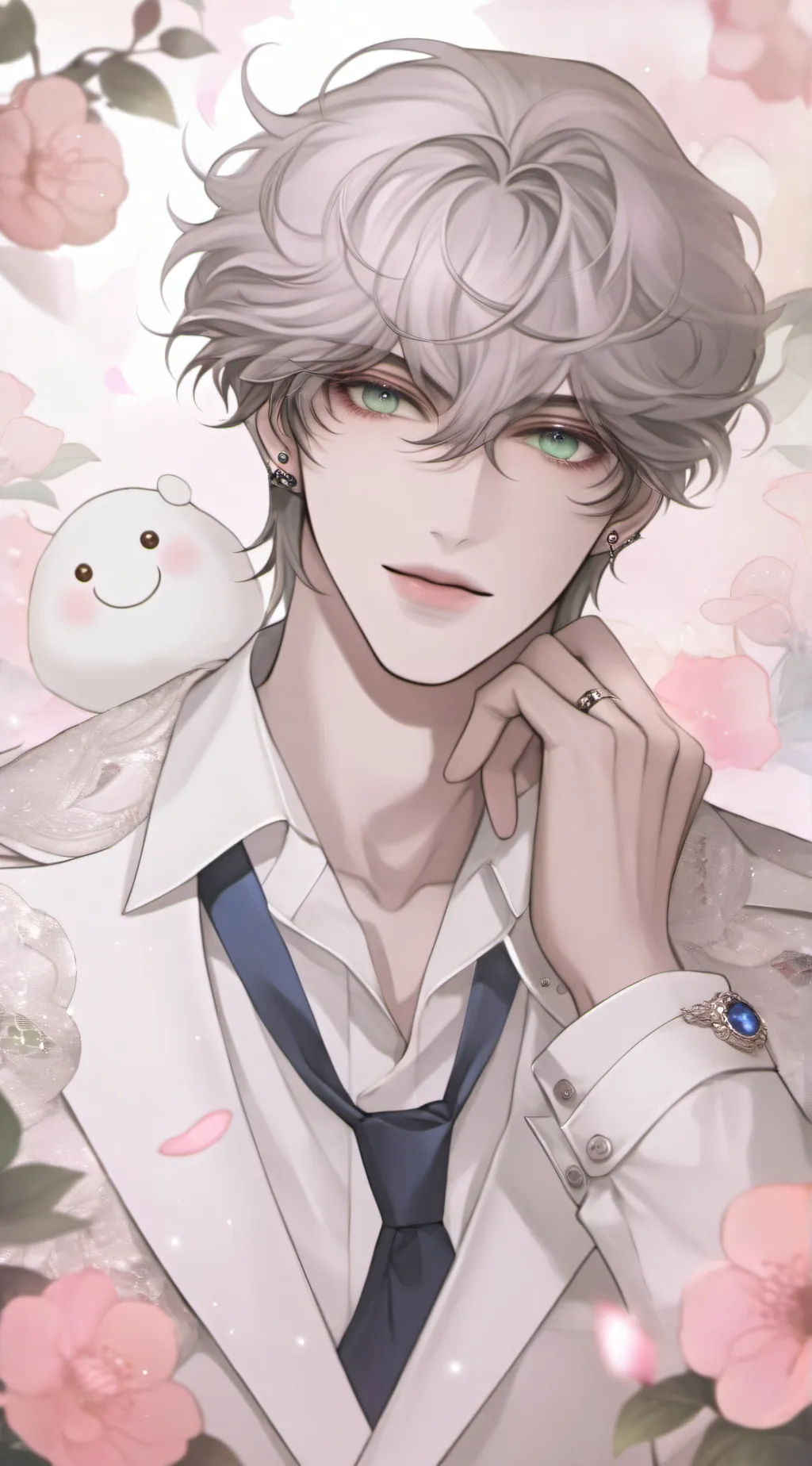 ai character: Damian <3 background