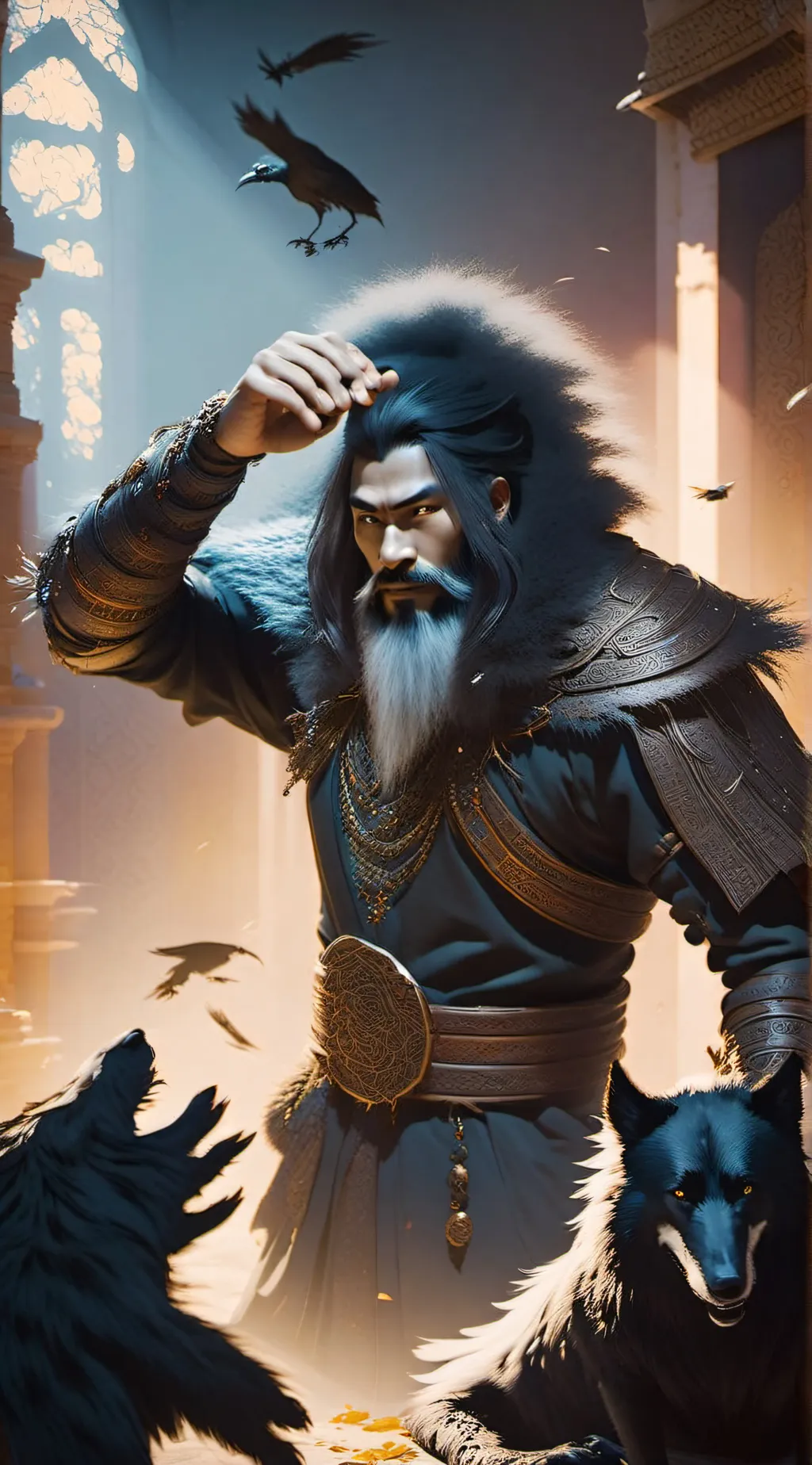 ai character: Saul Khan background