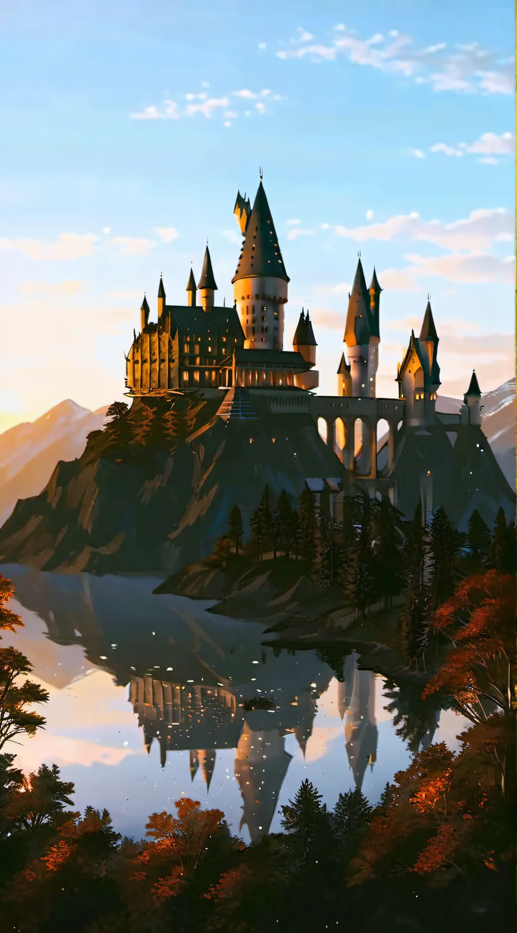 ai character: Hogwarts background