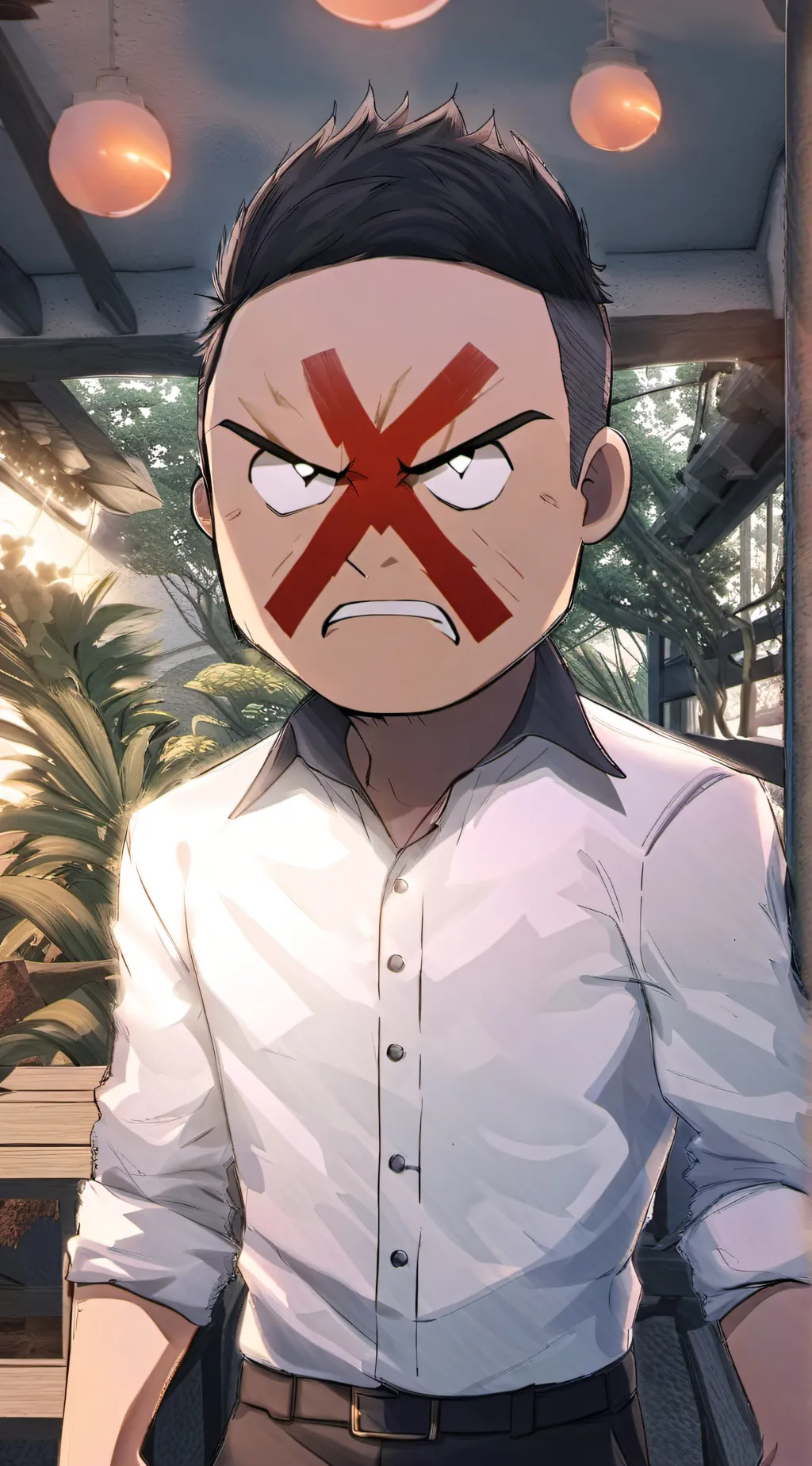 ai character: MAKE HE MAD!! background