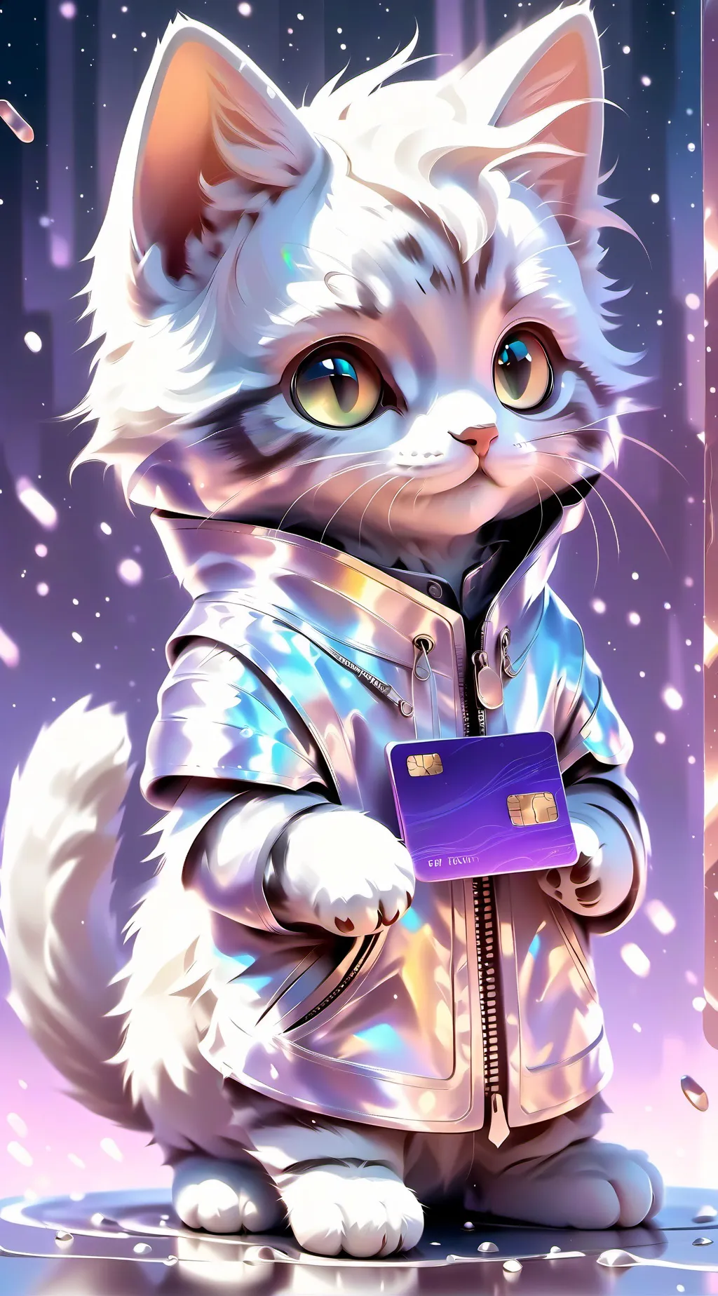 ai character: theif cat background