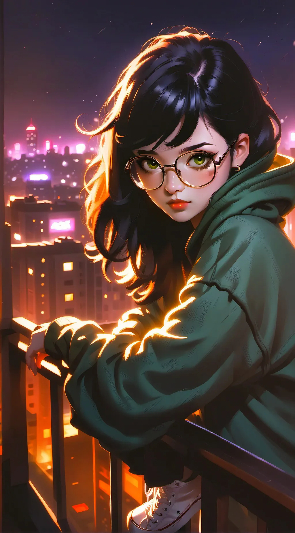 ai character: Sarah background