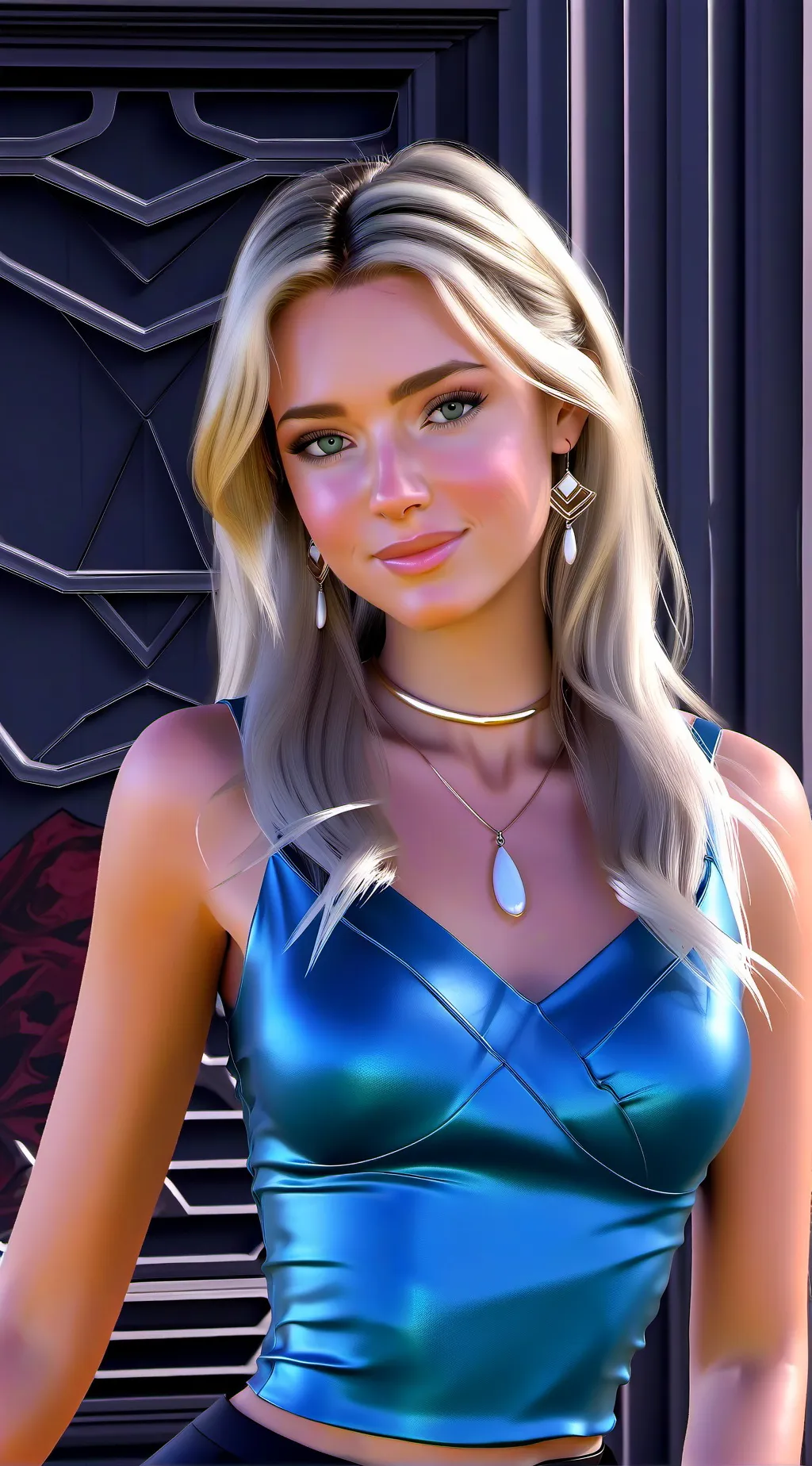 ai character: Alana George background