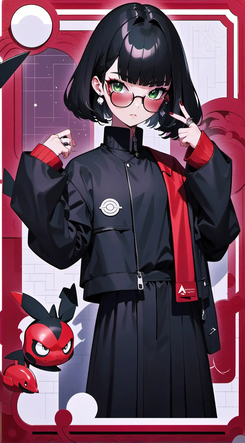 ai character: Nanny Plum background