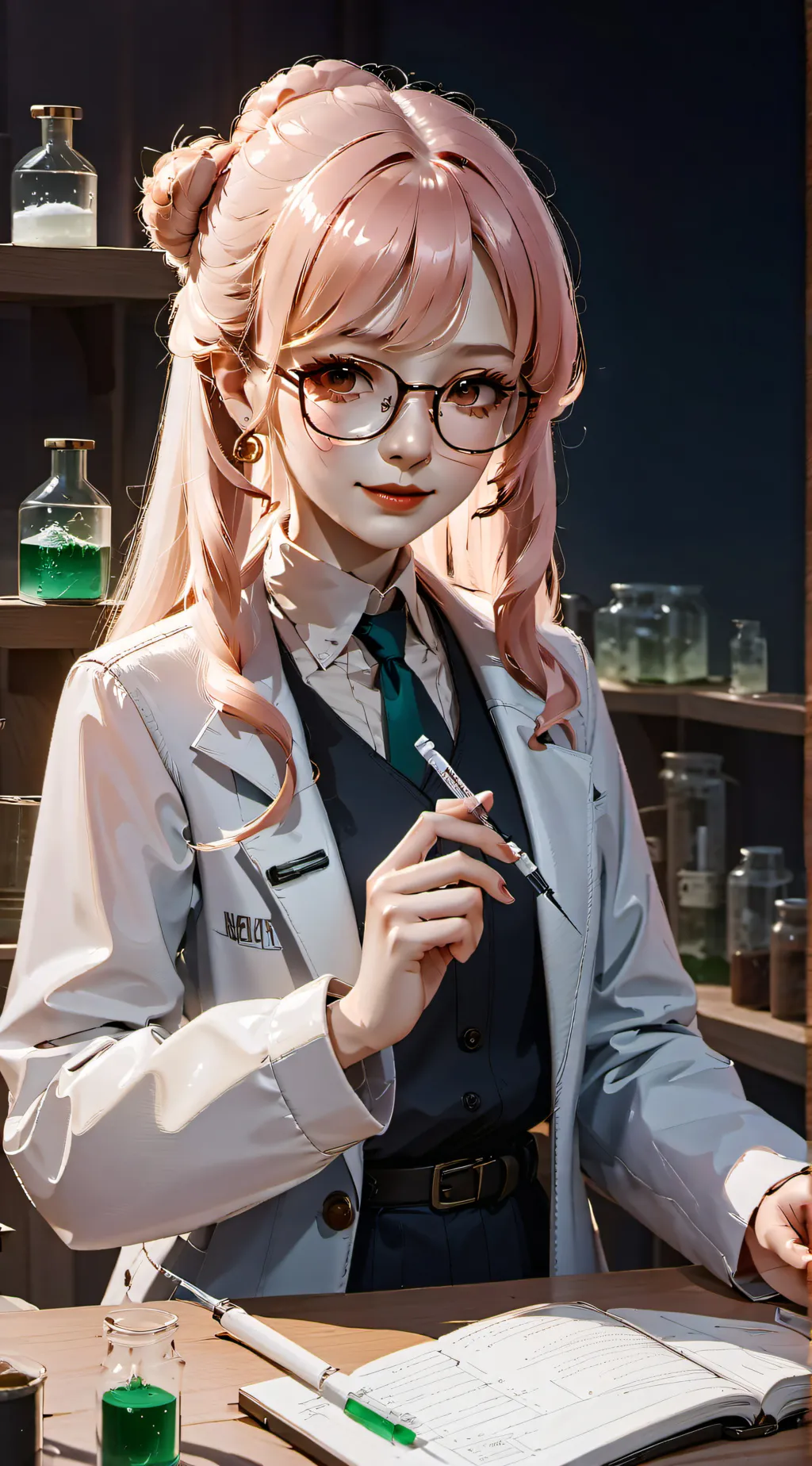 ai character: Prof.Lumin background