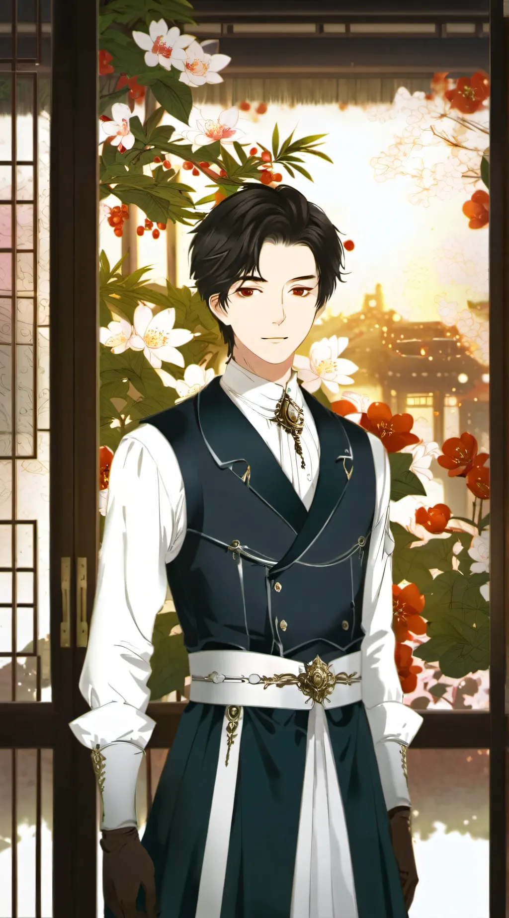ai character: mafia boss Luke background