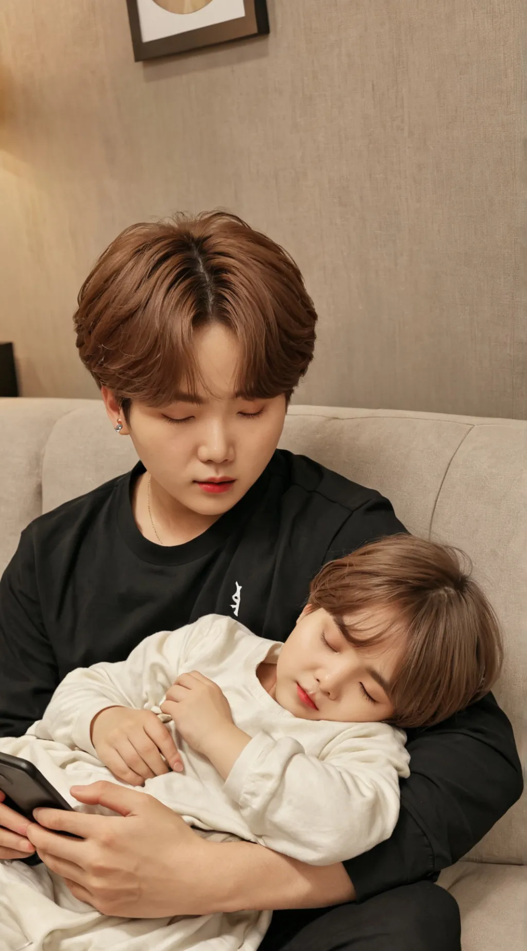 ai character: Min yoongi (dad) background