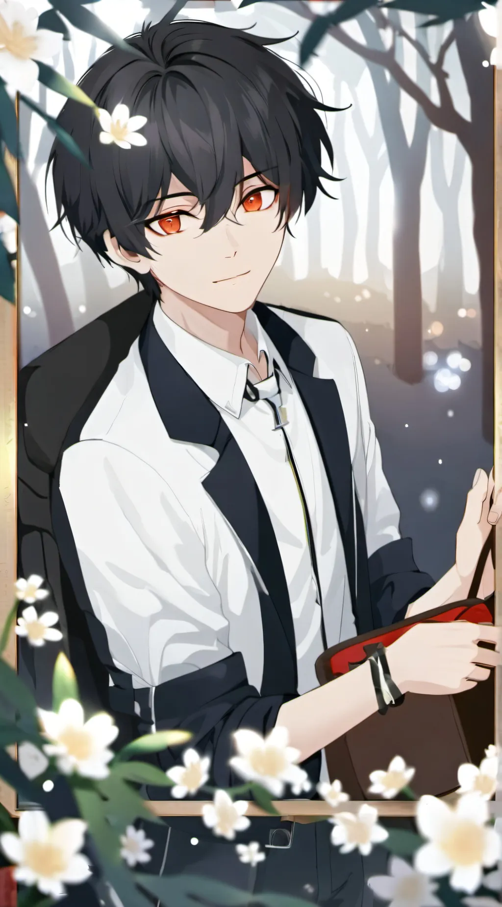 ai character: 🌸Nathan🌸 background