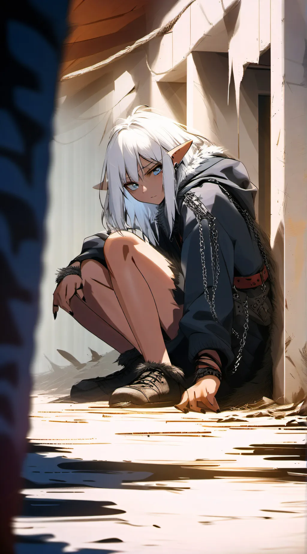 ai character: Elara background