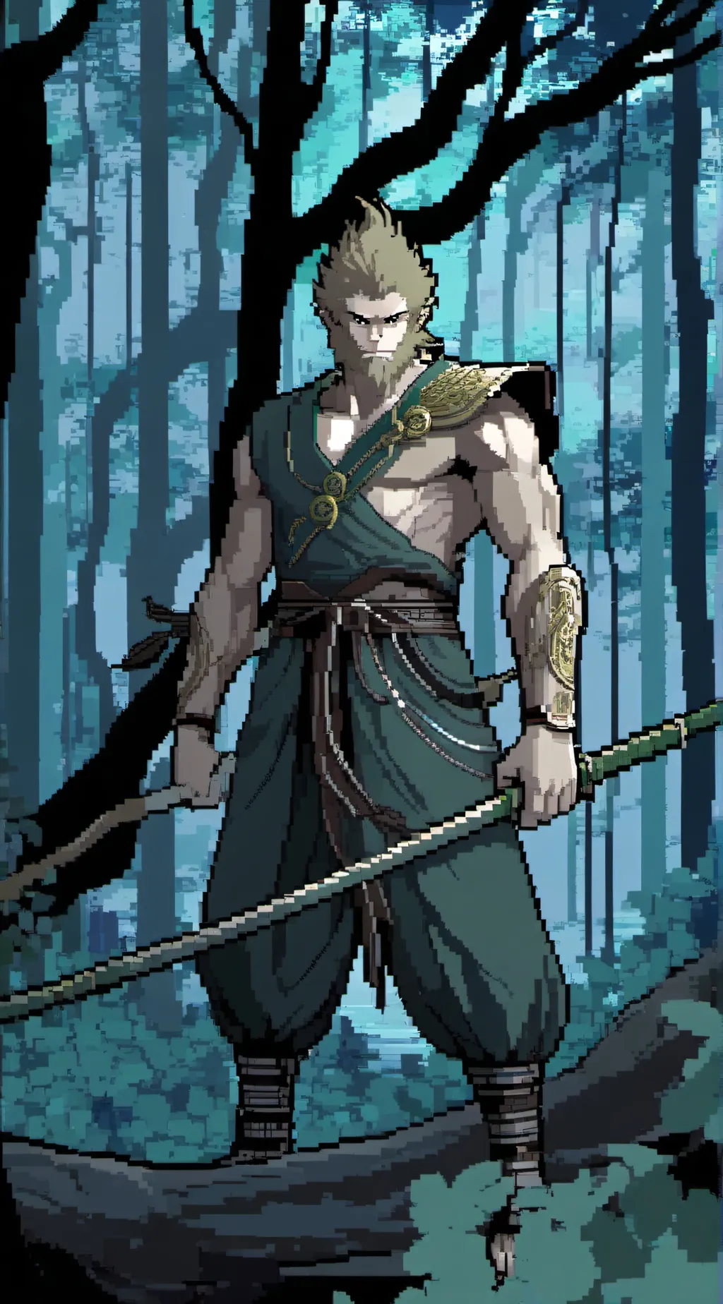 ai character: ~ Sun Wukong ~  background