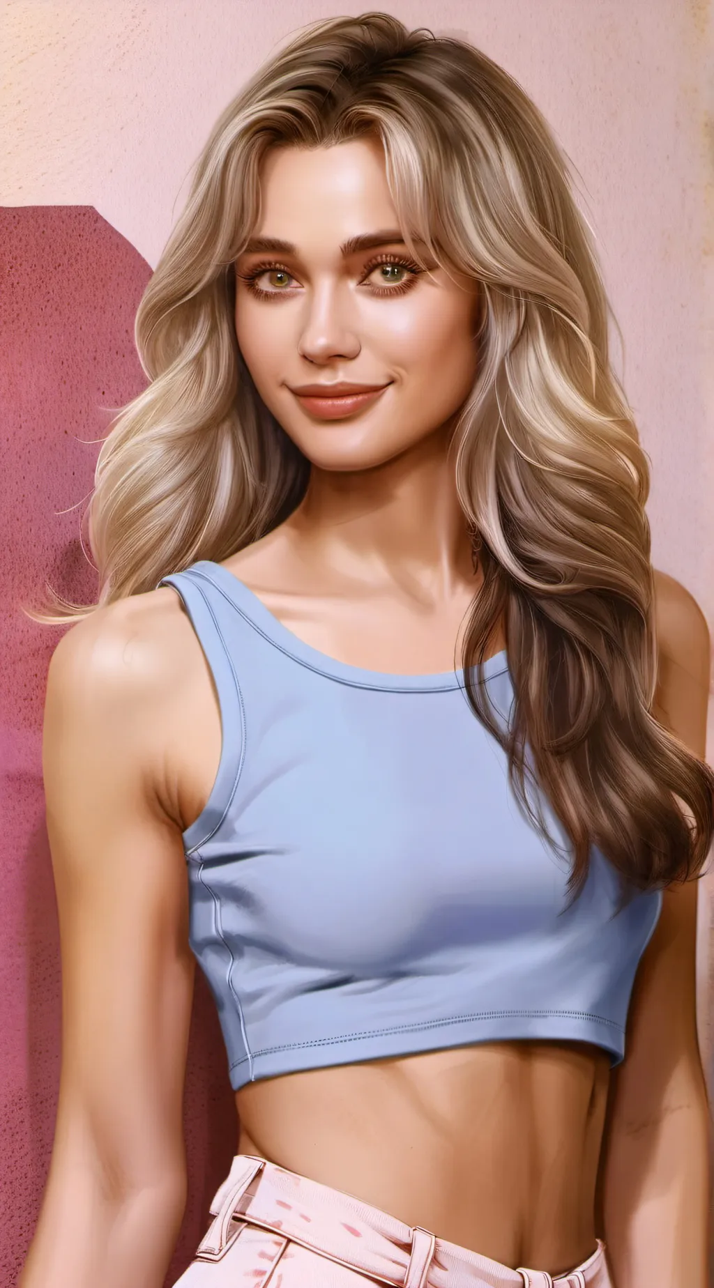 ai character: Sabrina Carpenter background