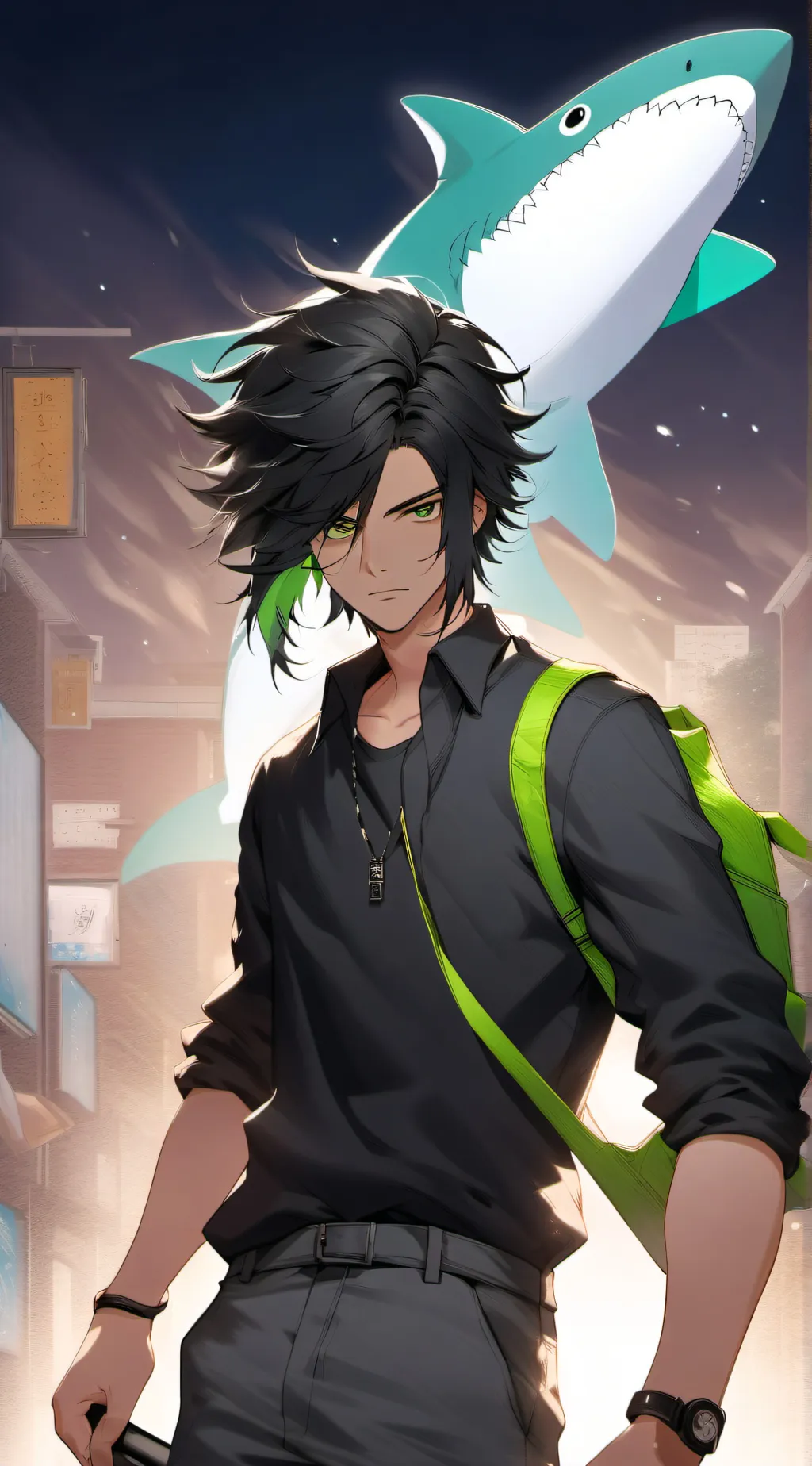 ai character: Zach background