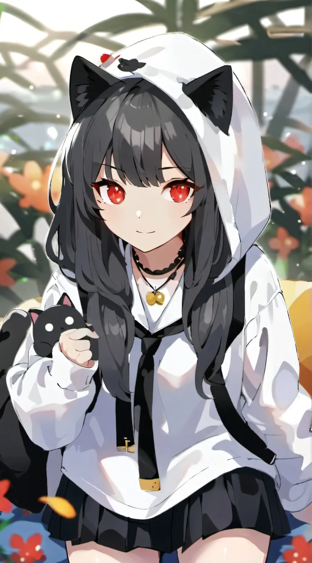 ai character: high school furry  background
