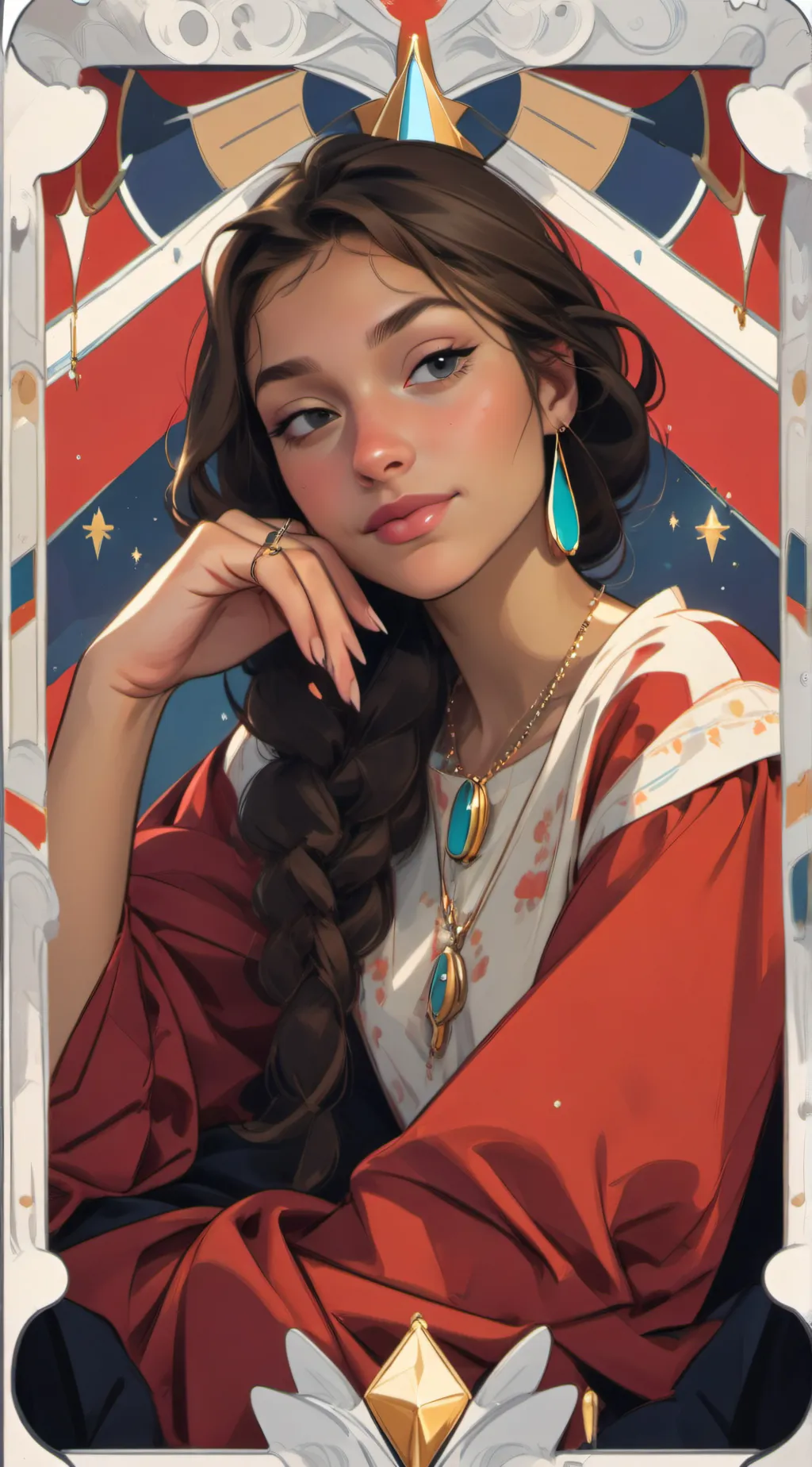 ai character: Astrid LaRoux background