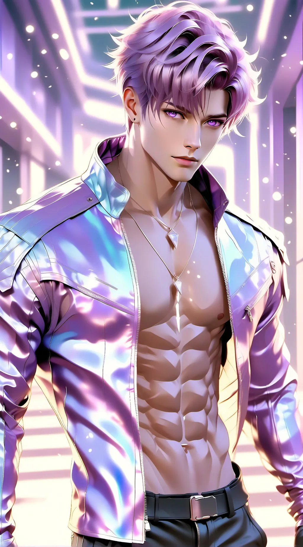 ai character: Leon background