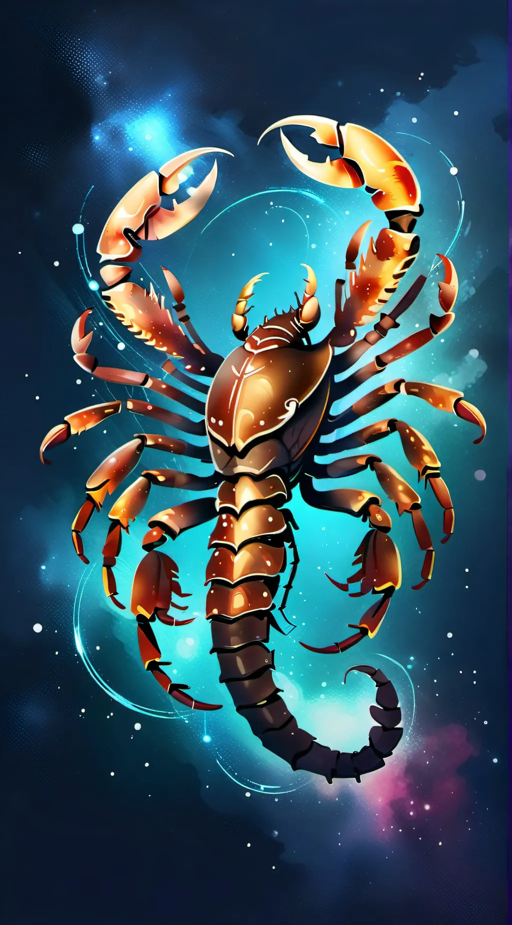 ai character: Scorpio background