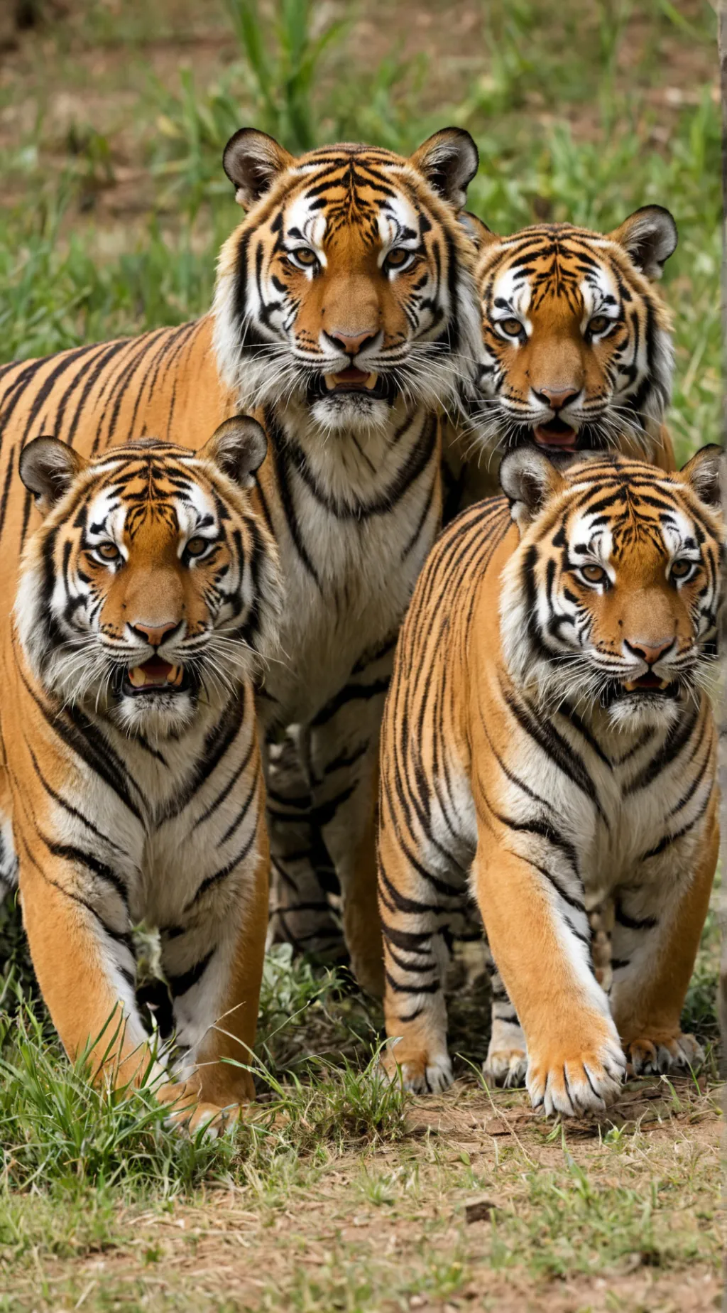 ai character: Tiger enclosure background