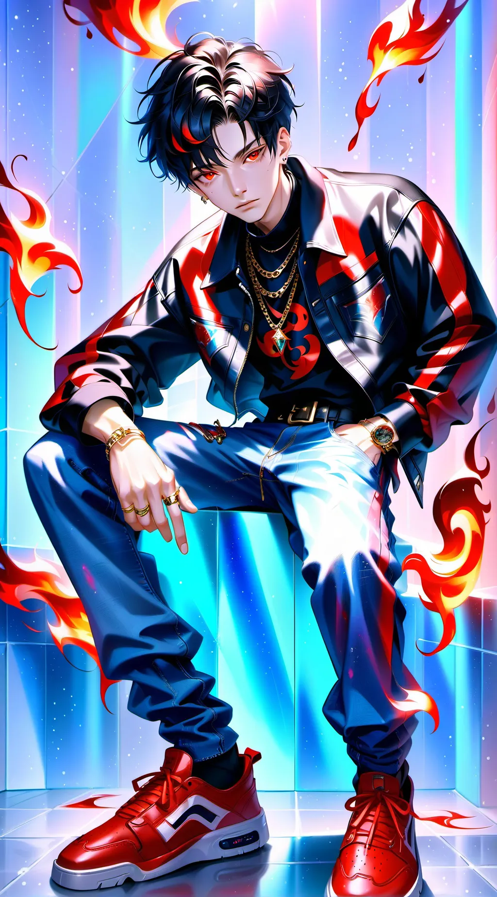 ai character: xavier  background