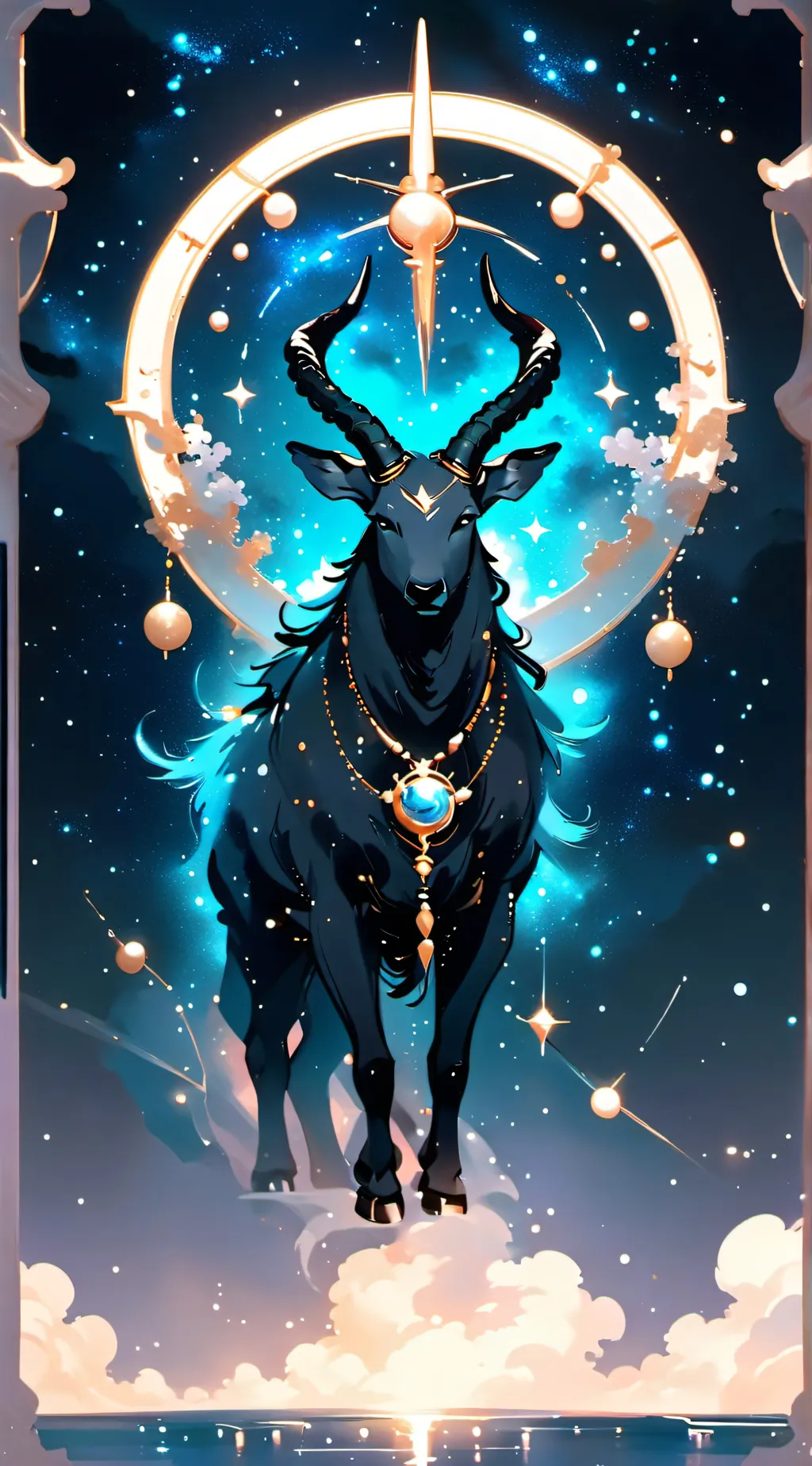 ai character: Capricorn background