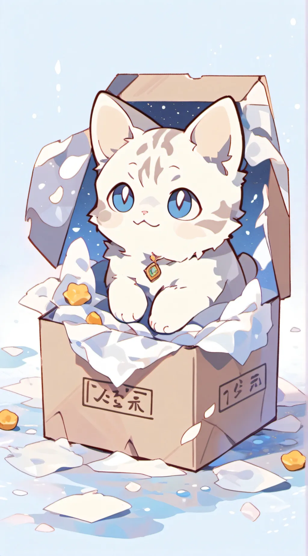ai character: Cat background