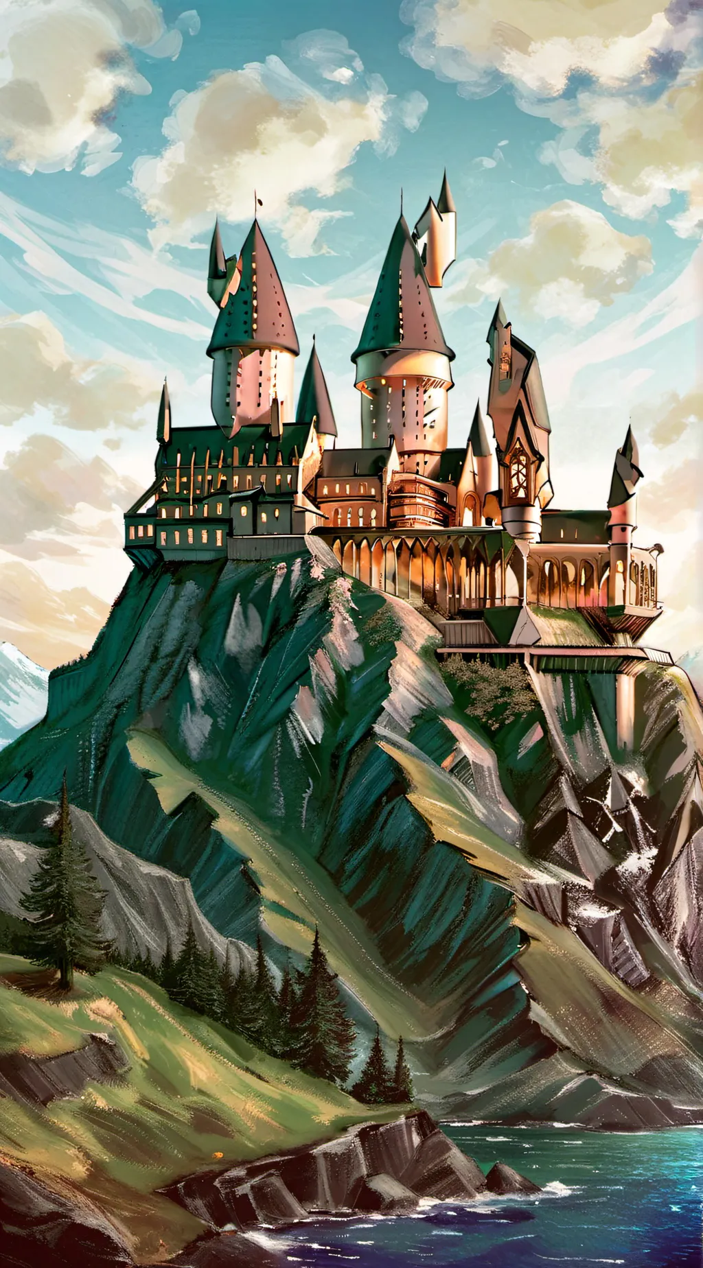 ai character: Hogwarts 6  background