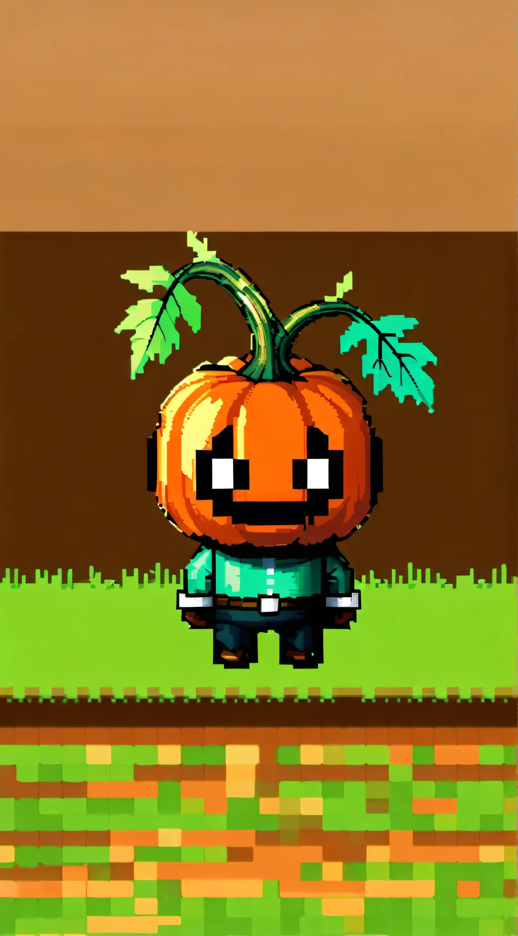 ai character: pumpie background