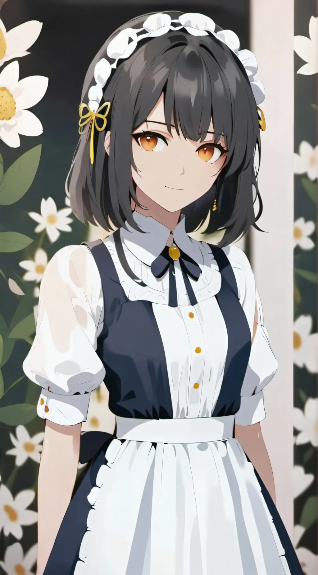 ai character: Rose background