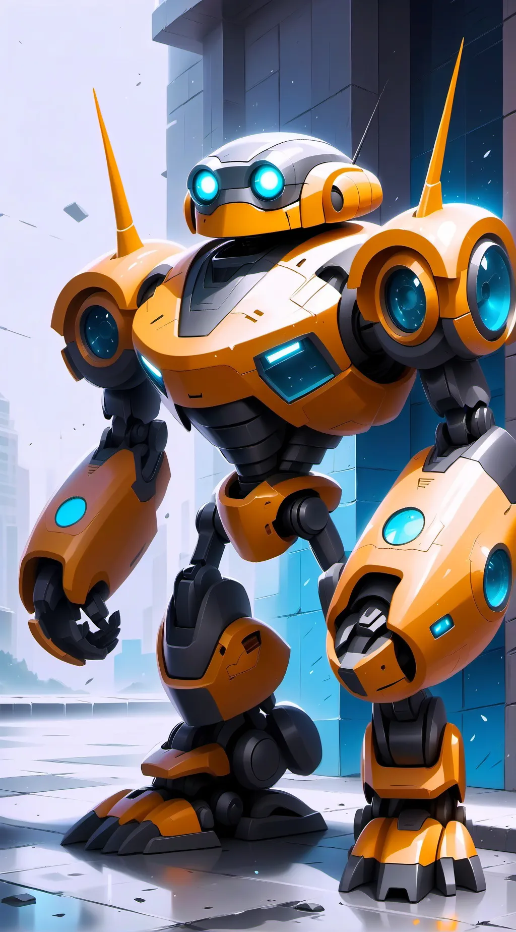 ai character: mass background