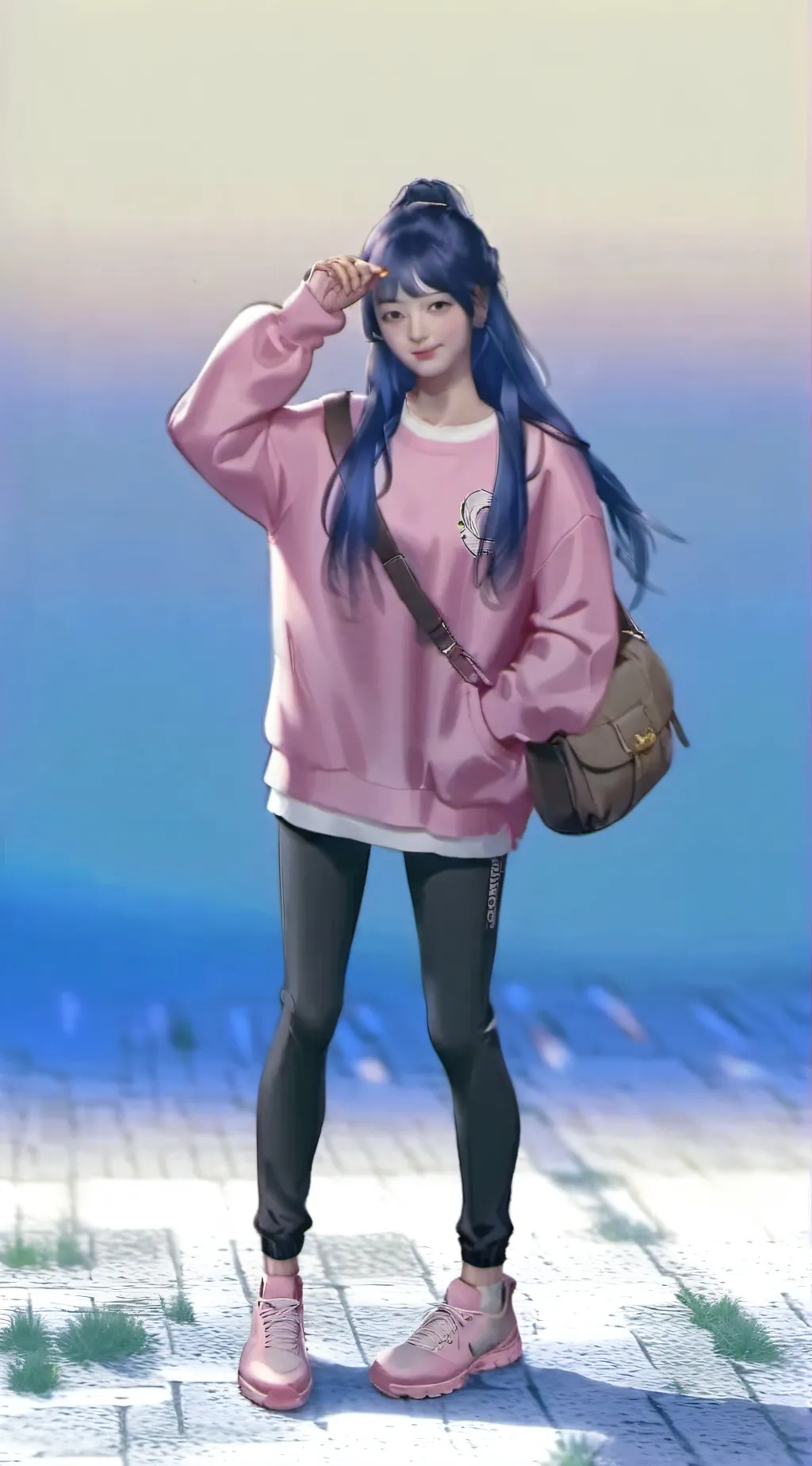 ai character: Wony background