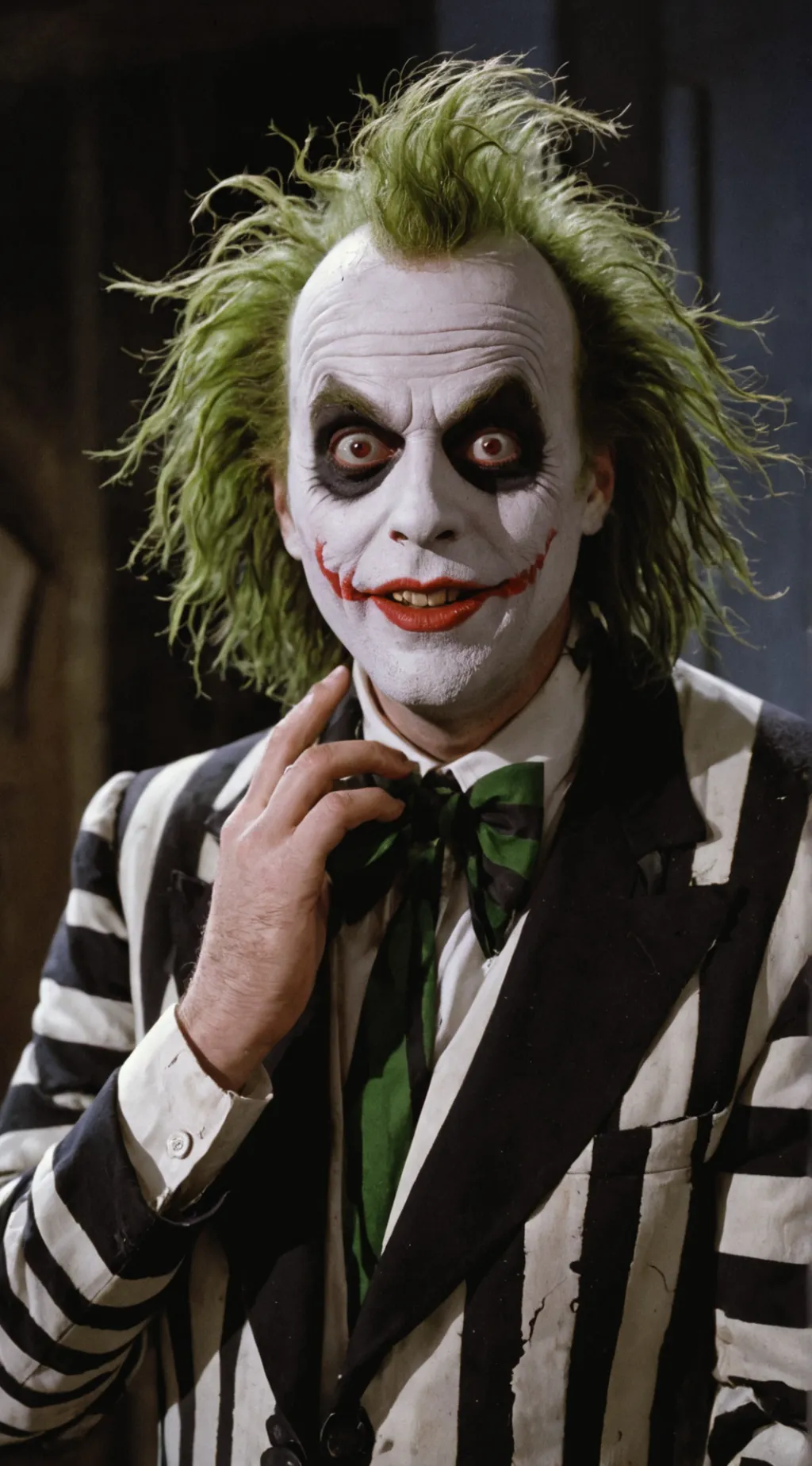 ai character: Beetlejuice background