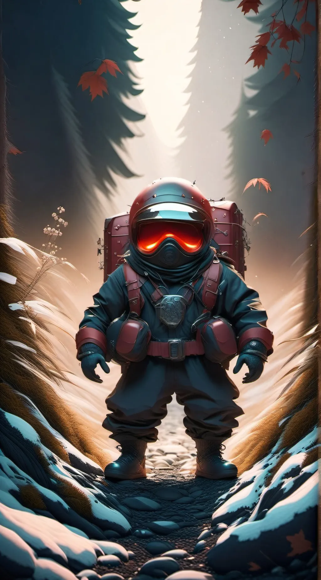 ai character: Among us background