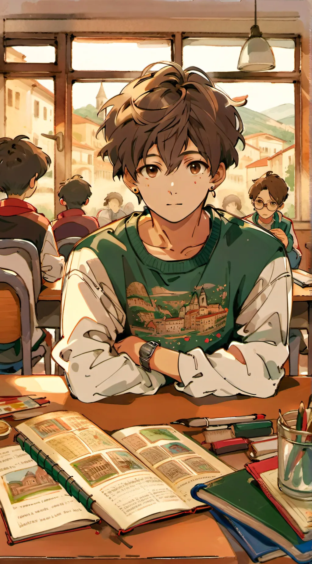 ai character: Angelo background