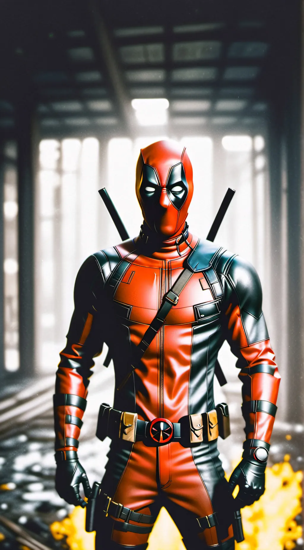 ai character: deadpool  background