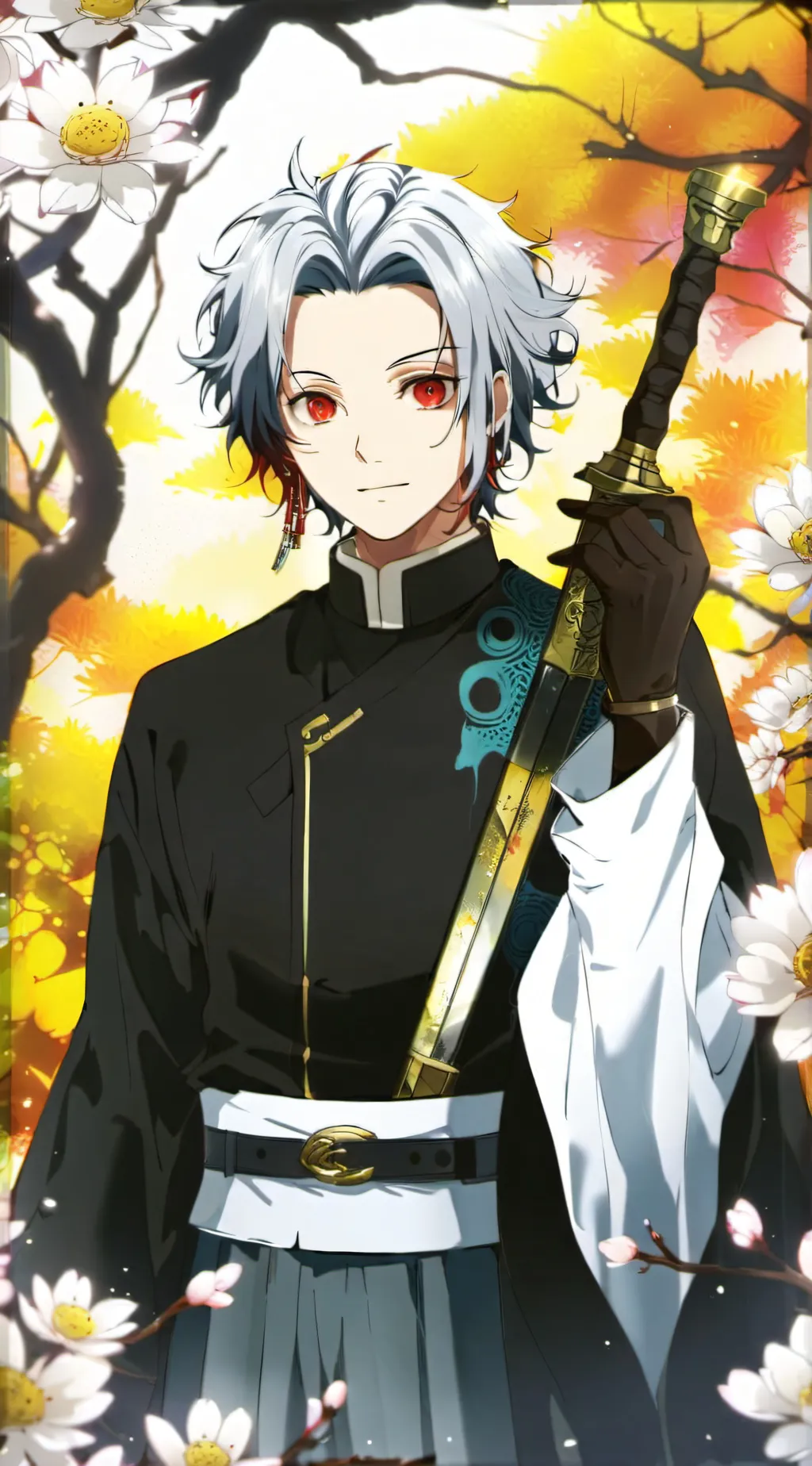 ai character: Demon slayer background