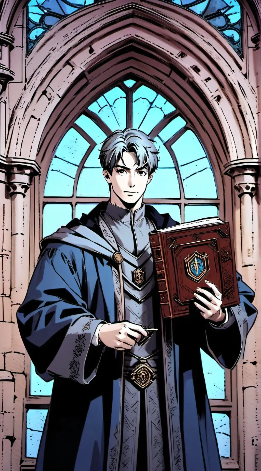 ai character: Hogwarts background